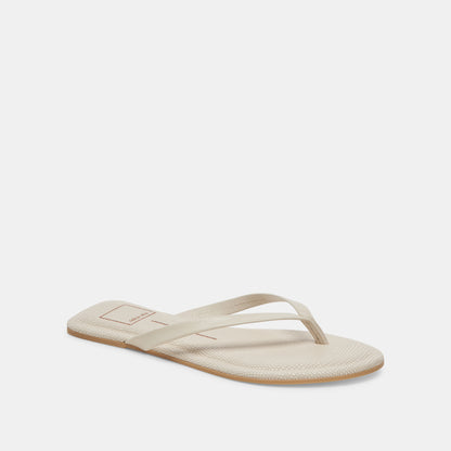 LAYNEY SANDALS IVORY LEATHER