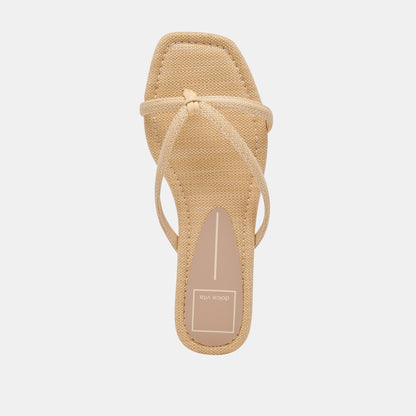 LUCCA SANDALS NATURAL RAFFIA