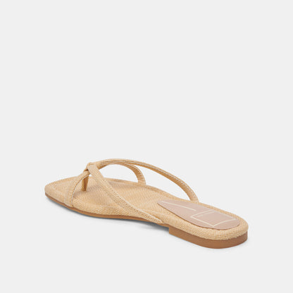 LUCCA SANDALS NATURAL RAFFIA