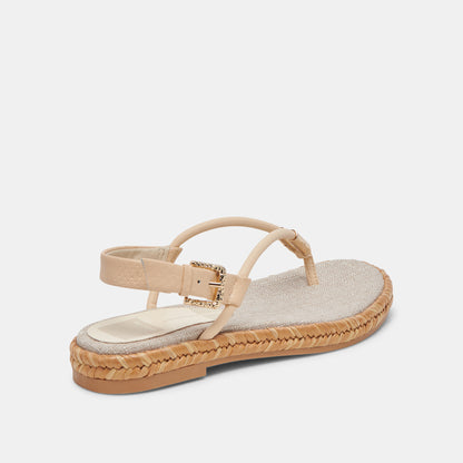 MERYL SANDALS FRENCH VANILLA LEATHER