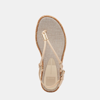 MERYL SANDALS FRENCH VANILLA LEATHER