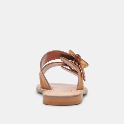 SECILY SANDALS PECAN SUEDE