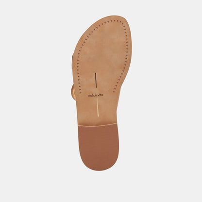 SECILY SANDALS PECAN SUEDE