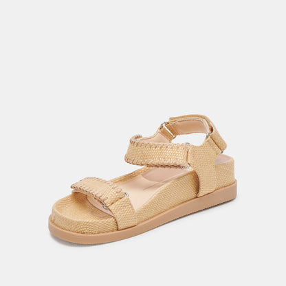 SENORA SANDALS LT NATURAL RAFFIA