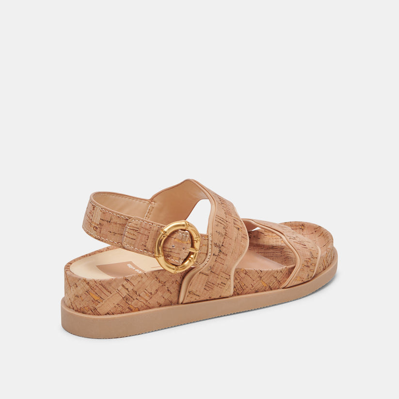 SINDY SANDALS NATURAL CORK – Dolce Vita