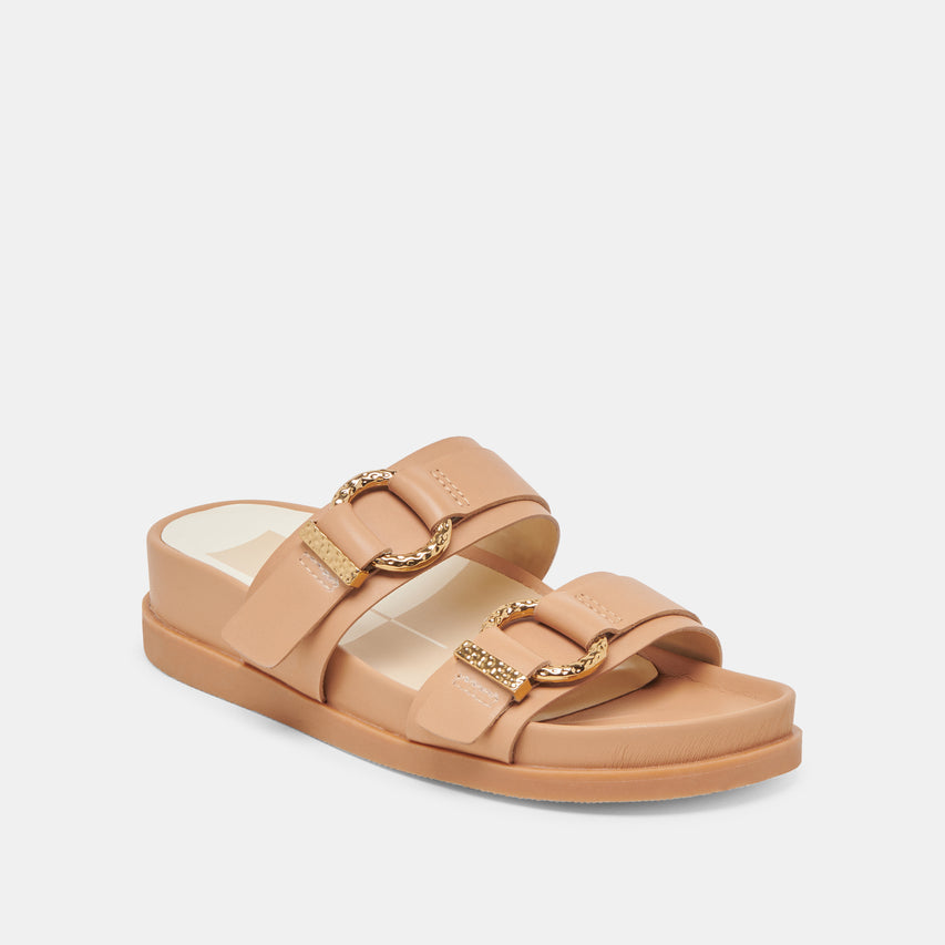 SOYA SANDALS LIGHT TAN  LEATHER