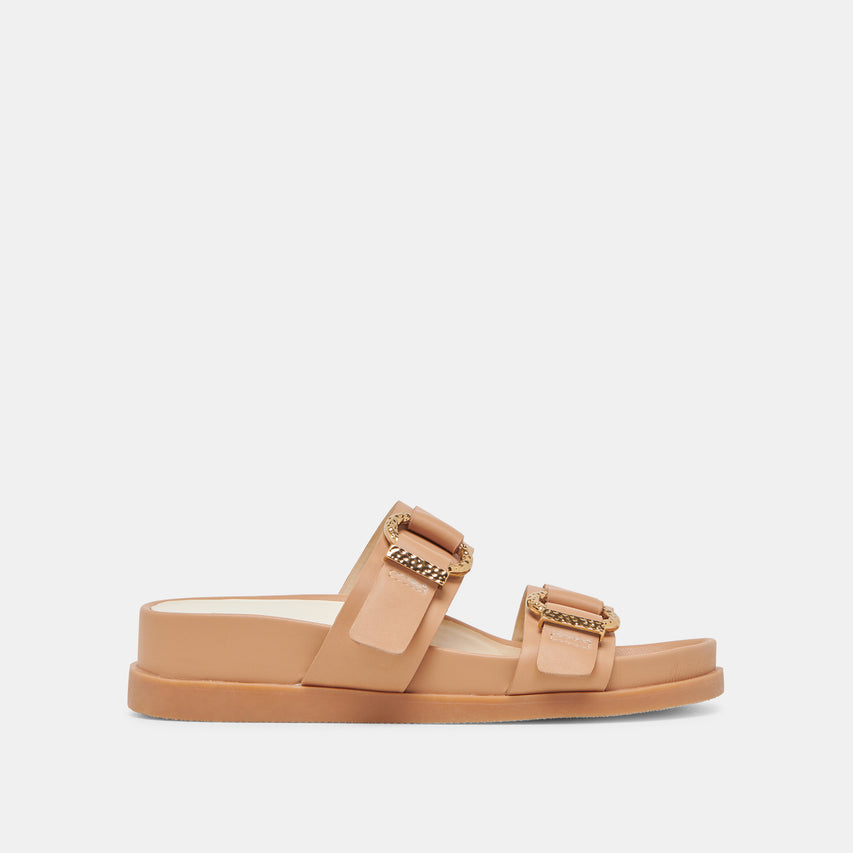 SOYA SANDALS LIGHT TAN  LEATHER