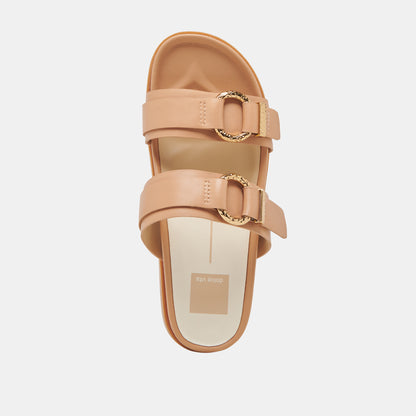 SOYA SANDALS LIGHT TAN  LEATHER