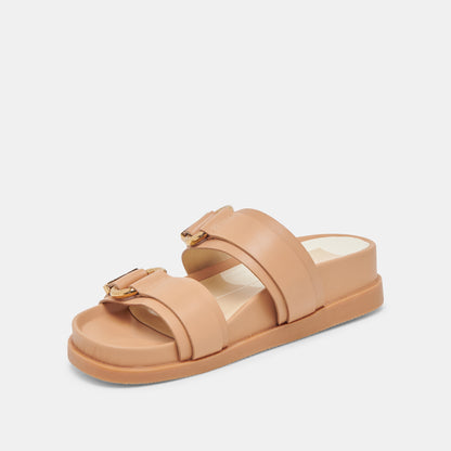 SOYA SANDALS LIGHT TAN  LEATHER