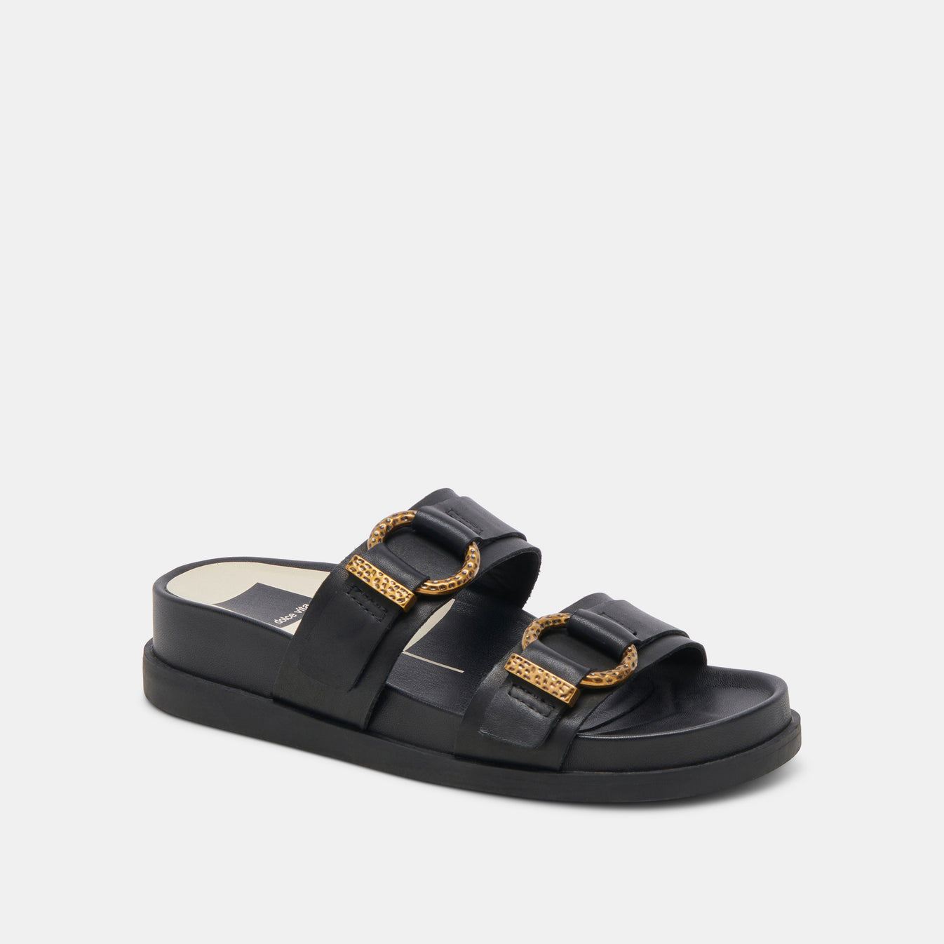 SOYA SANDALS ONYX LEATHER – Dolce Vita