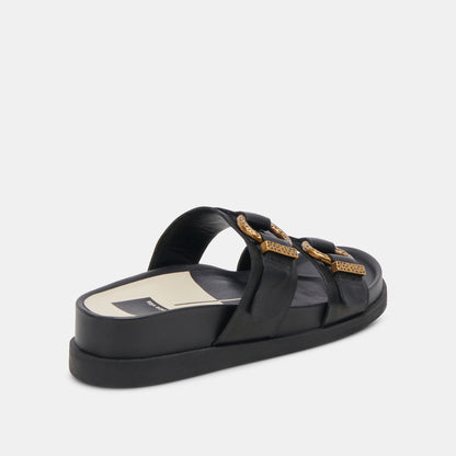 SOYA SANDALS ONYX LEATHER