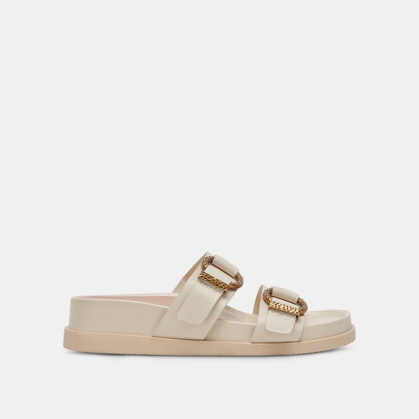 SOYA SANDALS WHITE LEATHER