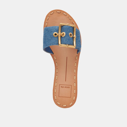 DASA SANDALS BLUE DENIM