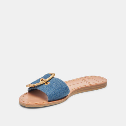 DASA SANDALS BLUE DENIM