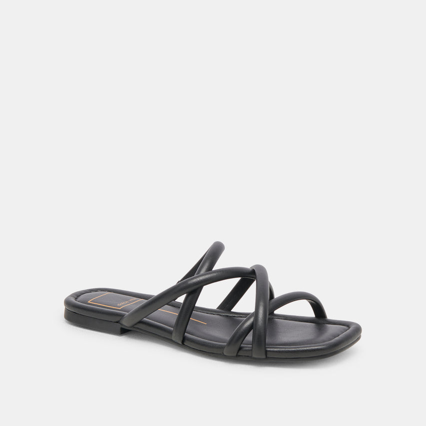 LANZA SANDALS BLACK STELLA