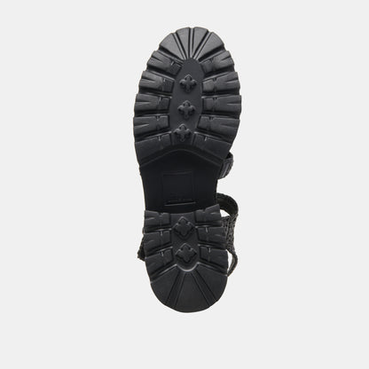 LASLY SANDALS ONYX KNIT