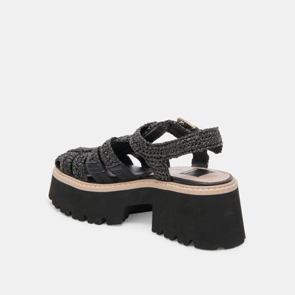 LASLY SANDALS ONYX KNIT