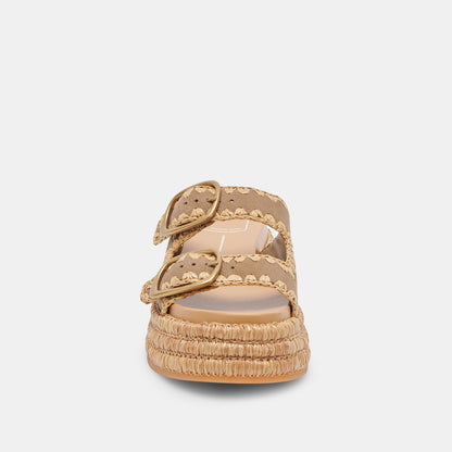 WANIKA SANDALS ALMOND NUBUCK