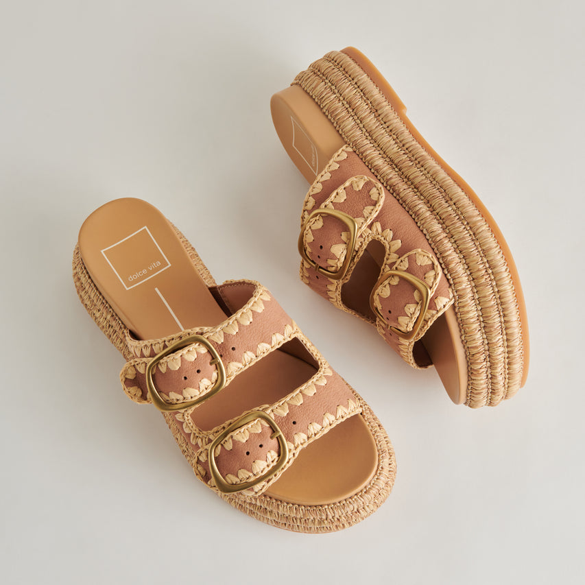 WANIKA SANDALS BROWN NUBUCK