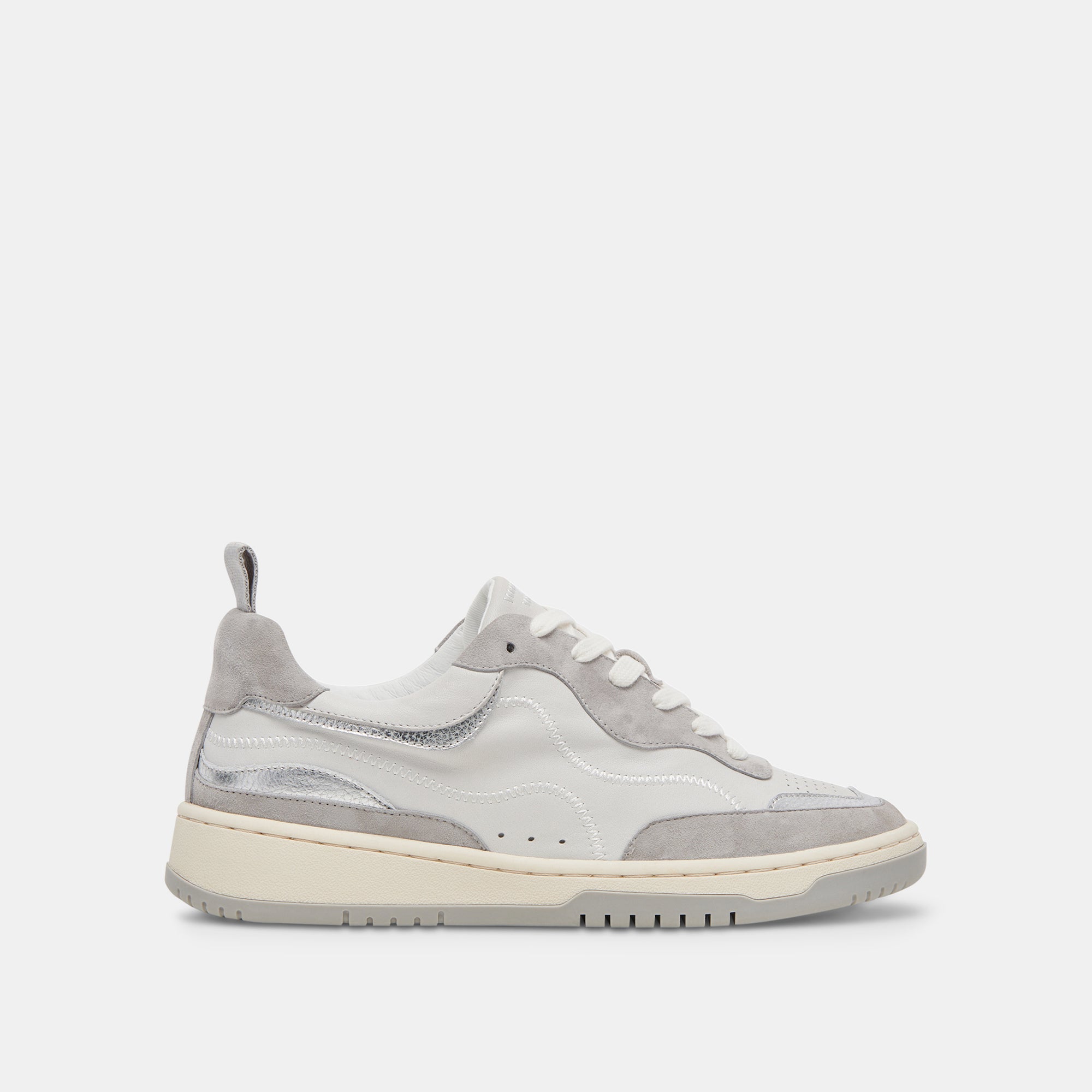 Adella Sneakers White Grey Leather
