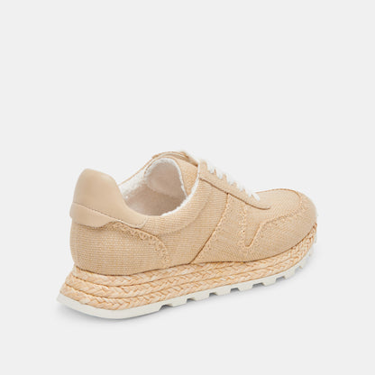 AYITA SNEAKERS LT NATURAL RAFFIA