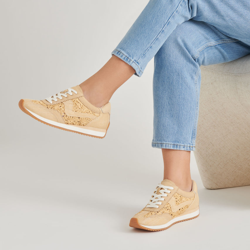 B.NTCD SNEAKERS LT NATURAL MACRAME