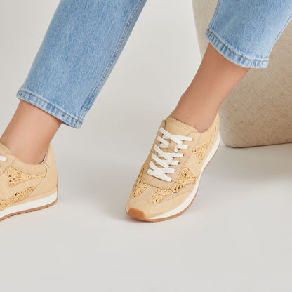 B.NTCD SNEAKERS LT NATURAL MACRAME