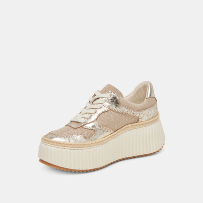 DANDI SNEAKERS LIGHT GOLD WOVEN