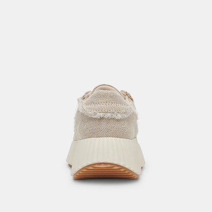 DOLEN FRAY SNEAKERS SAND CANVAS