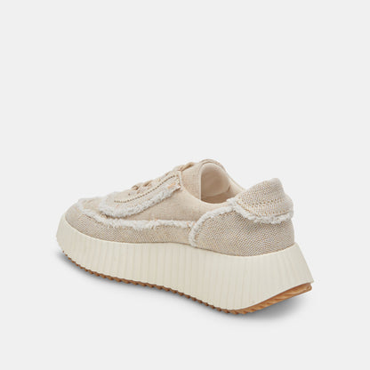 DOLEN FRAY SNEAKERS SAND CANVAS