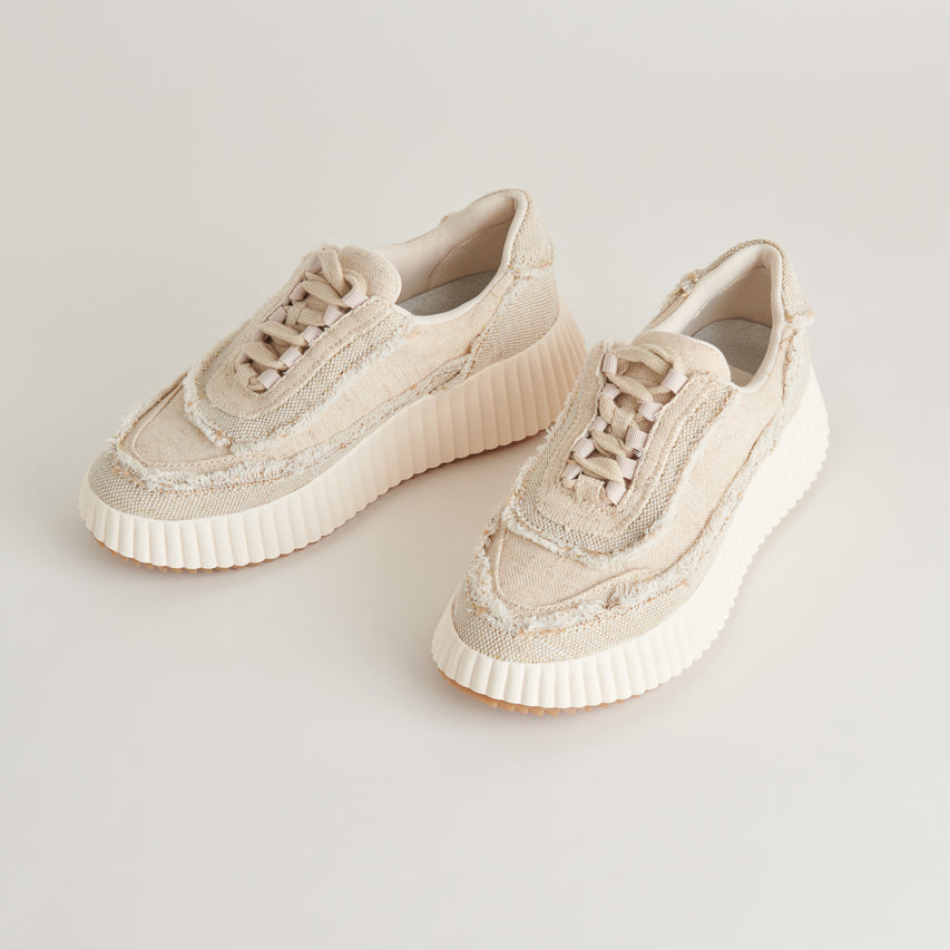 DOLEN FRAY SNEAKERS SAND CANVAS