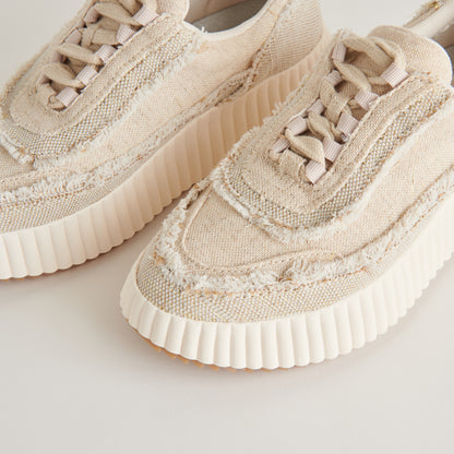 DOLEN FRAY SNEAKERS SAND CANVAS