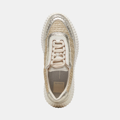 DOLEN SNEAKERS GOLD KNIT