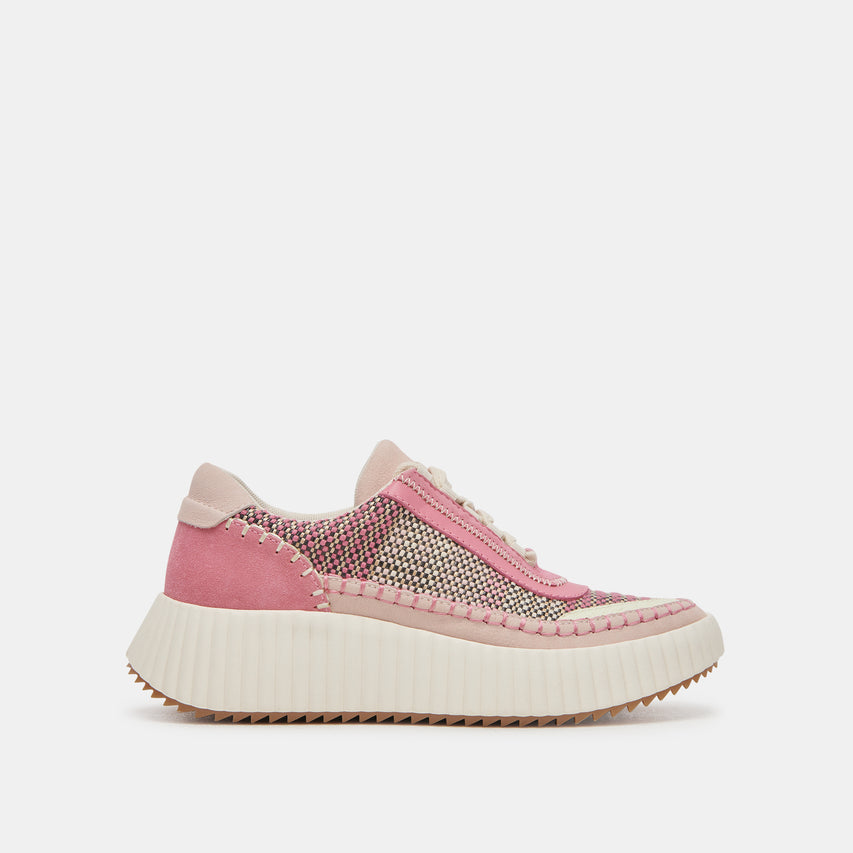 DOLEN SNEAKERS PINK MULTI WOVEN