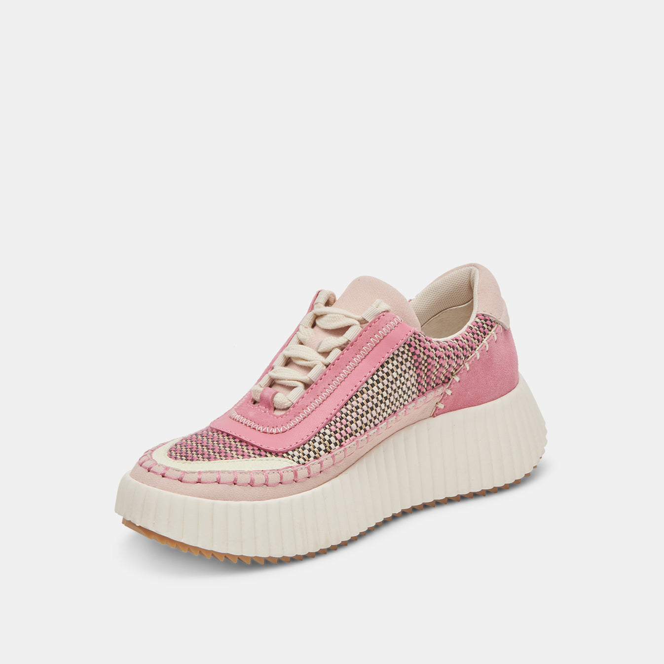 DOLEN SNEAKERS PINK MULTI WOVEN – Dolce Vita