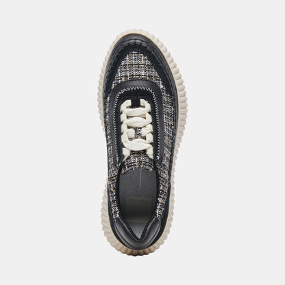 DOLEN SNEAKERS BLACK MULTI WOVEN