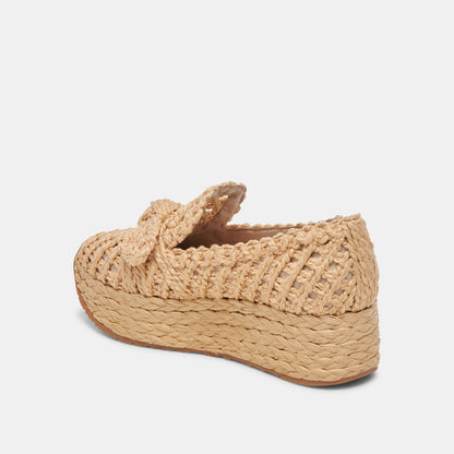 JAKA SNEAKERS LT NATURAL RAFFIA