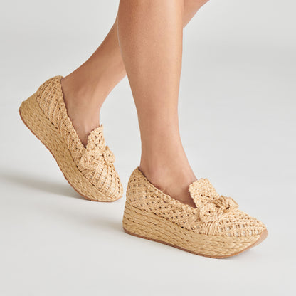 JAKA SNEAKERS LT NATURAL RAFFIA