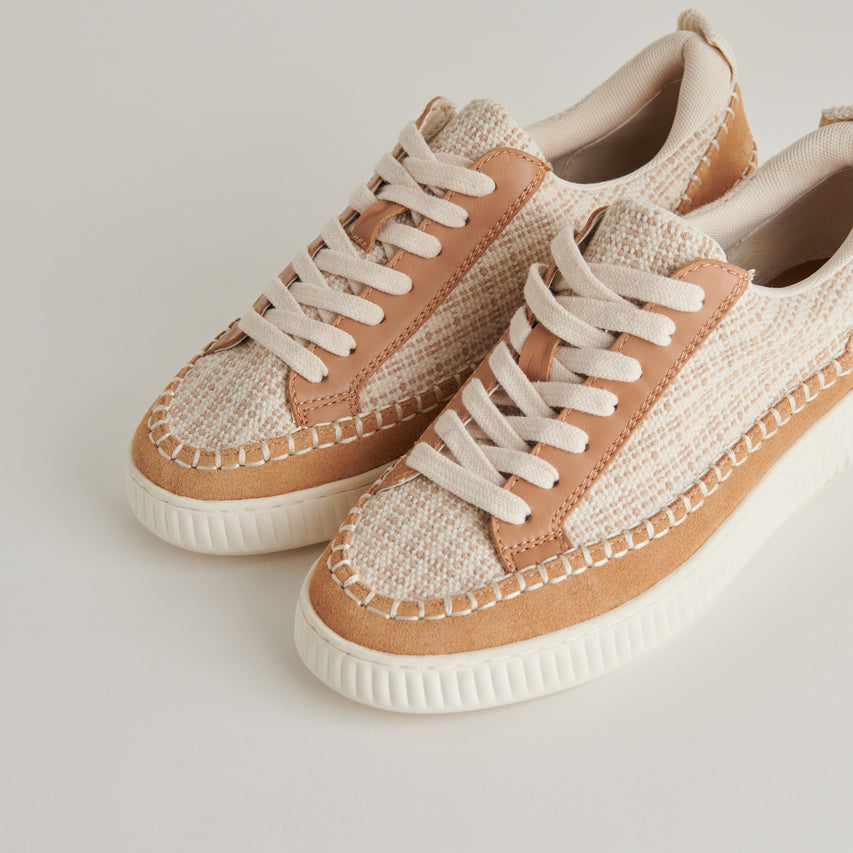 NICONA SNEAKERS BROWN MULTI WOVEN