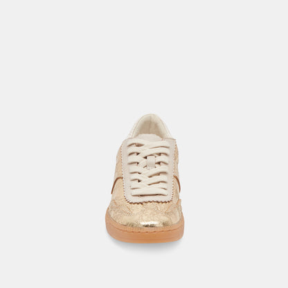 NOTICE SNEAKERS GOLD DISTRESSED LEATHER