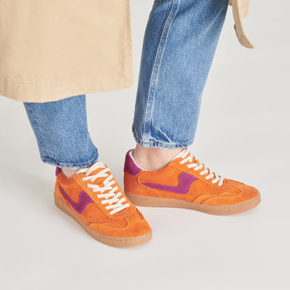 NOTICE SNEAKERS ORANGE MULTI SUEDE