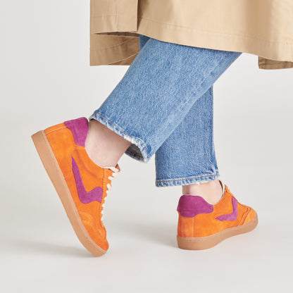 NOTICE SNEAKERS ORANGE MULTI SUEDE