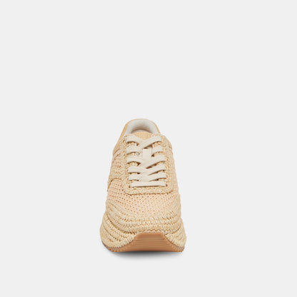 SHYLOH SNEAKERS LT NATURAL RAFFIA