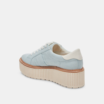 TIGER SNEAKERS LIGHT BLUE DENIM