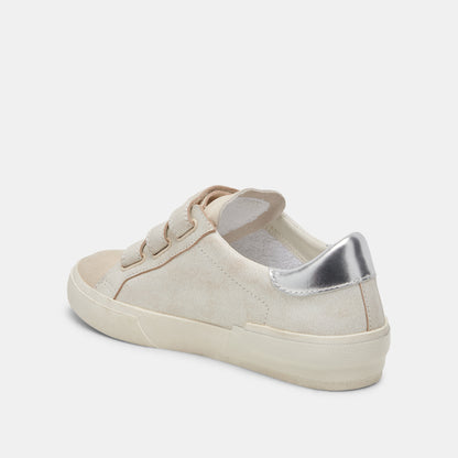 ZABOR SNEAKERS OFF WHITE DISTRESSED LEATHER