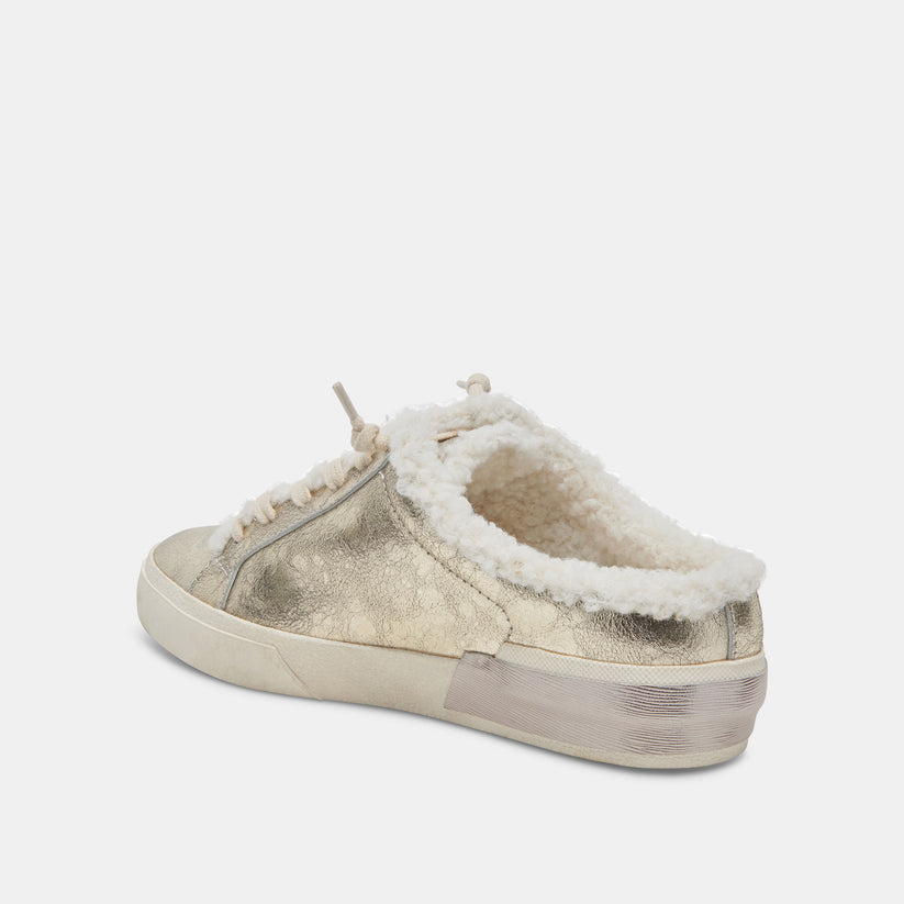 ZANTEL SNEAKERS PLATINUM DISTRESSED LEATHER – Dolce Vita