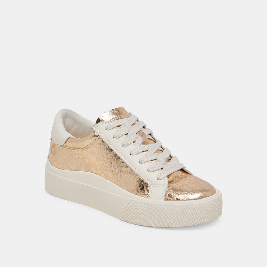 ZAYN 360 SNEAKERS GOLD DISTRESSED LEATHER