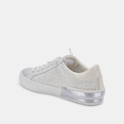 ZINA PEARL WIDE SNEAKERS VANILLA PEARLS