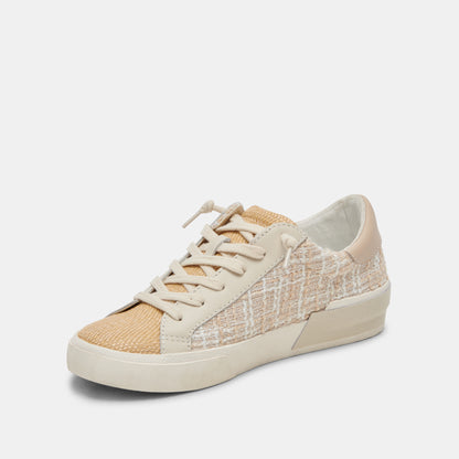 ZINA SNEAKERS BEIGE MULTI WOVEN