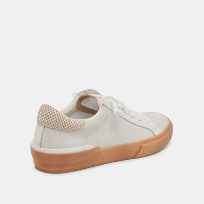 ZINA SNEAKERS IVORY MULTI CRACKLED LEATHER